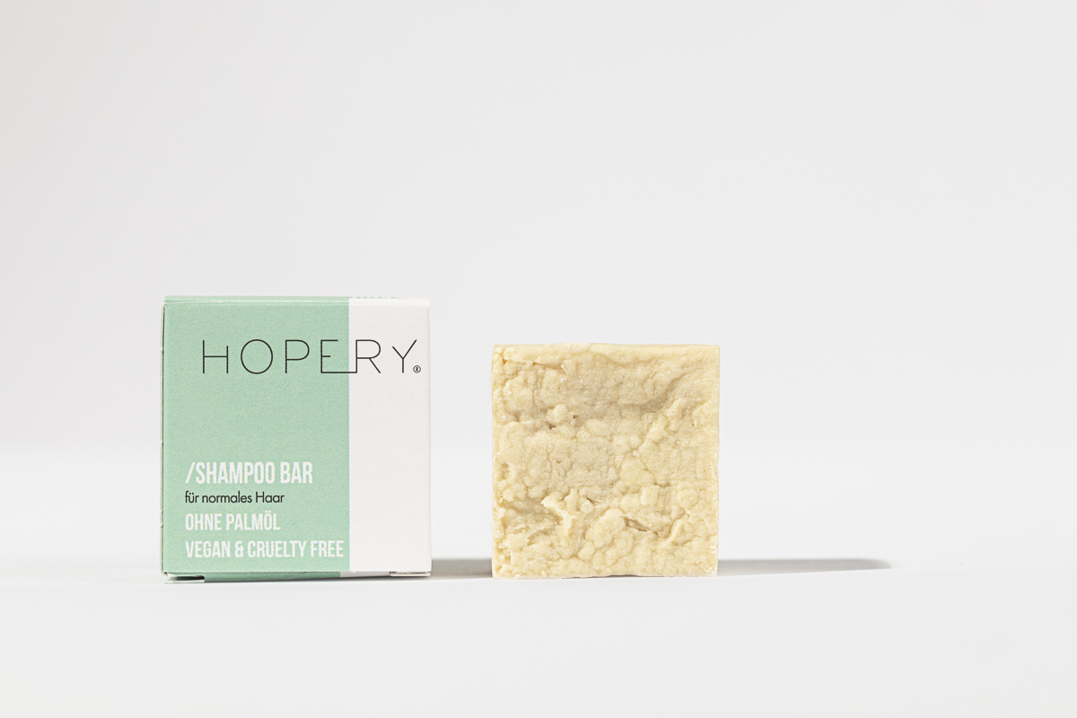 Hopery - shampoo bar für normales Haar Frischgewicht 50g/ BAMBOO MILK