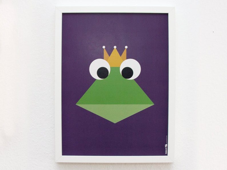 Poster Froschkönig 30x40 cm 2