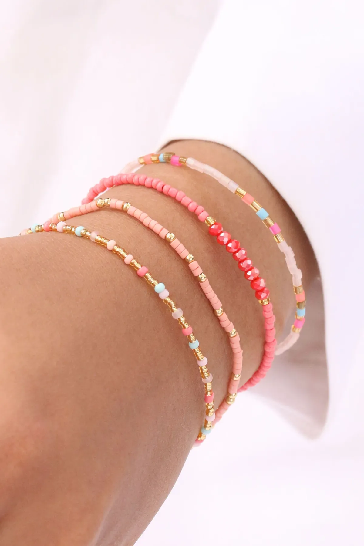 BLUSH INDIGO - Armband Jelly - Dusty Rose 4