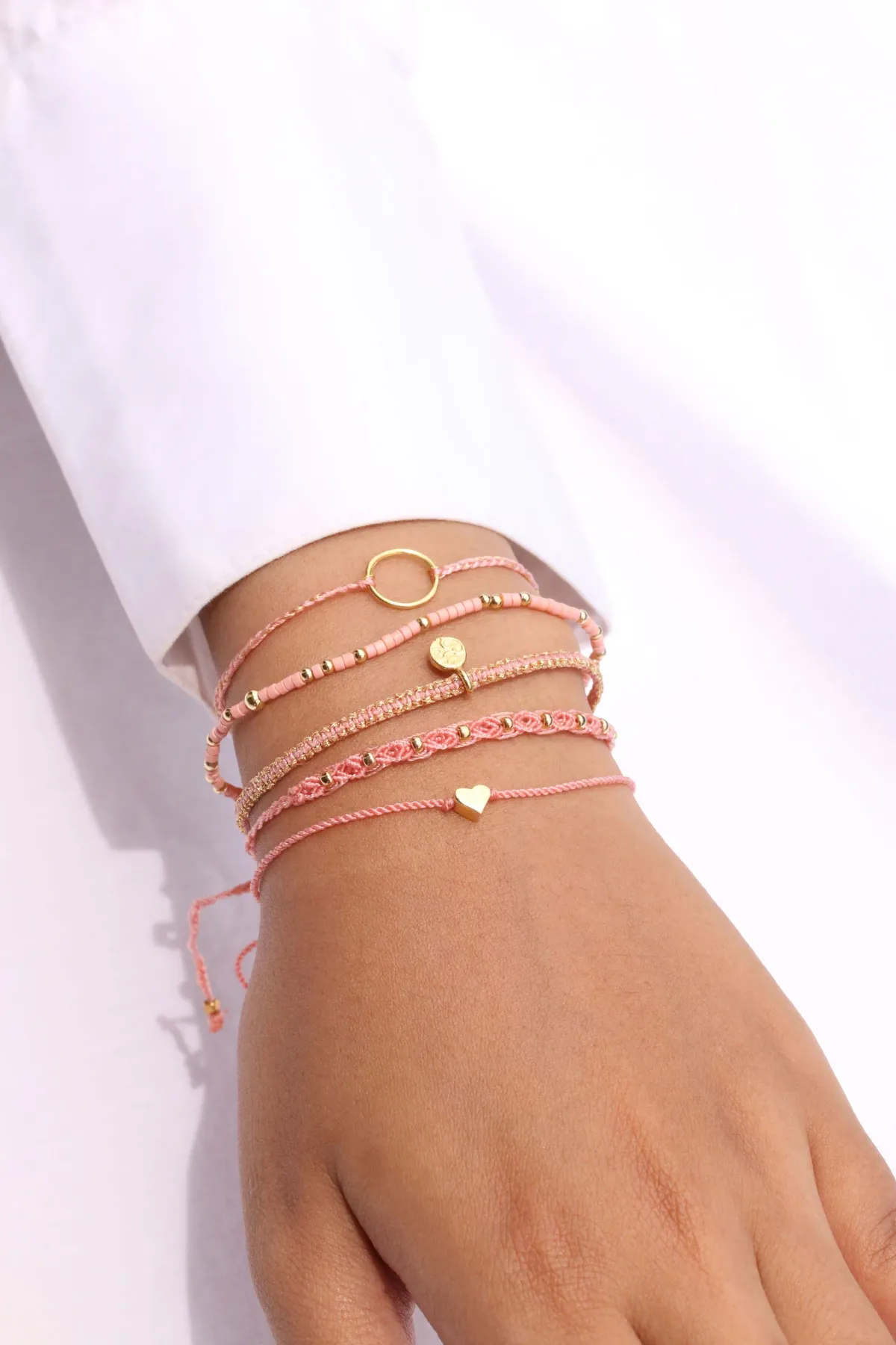 BLUSH INDIGO - Armband Jelly - Dusty Rose 5