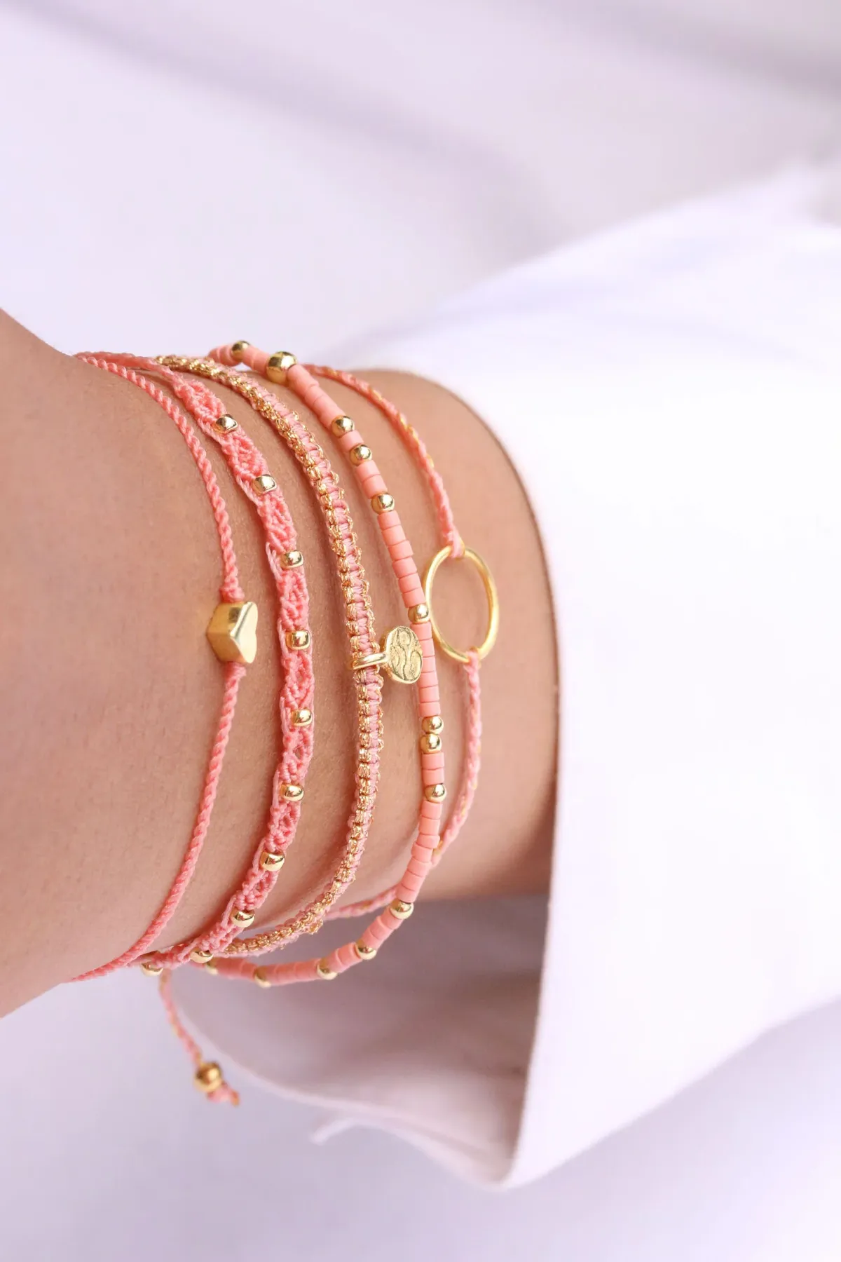 BLUSH INDIGO - Armband Jelly - Dusty Rose 2