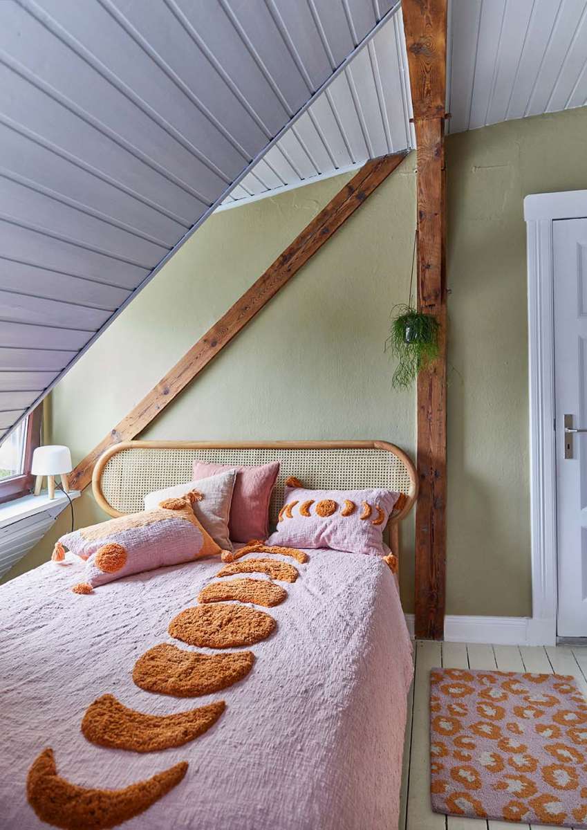 Liv Interior - Längliche Kissenhülle LUNA - rosé orange - 40x60cm 4