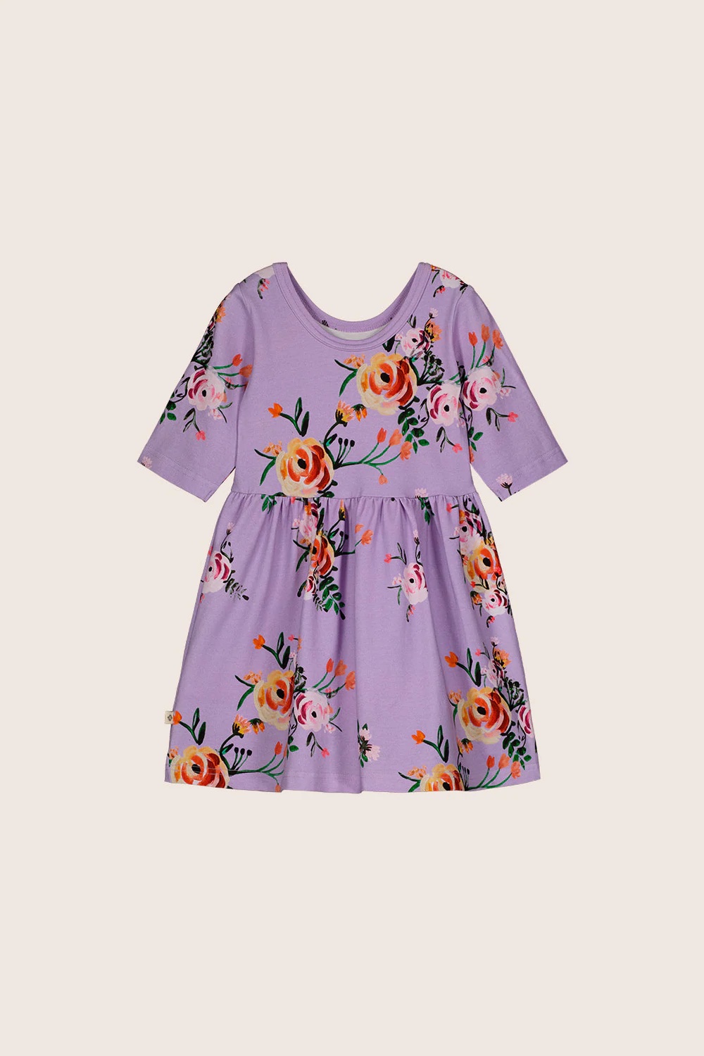 KAIKO - Kids Dress 3/4 - Lavender Bloom 4