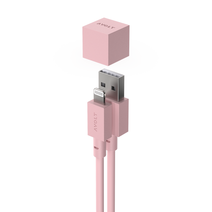 Avolt Cable 1 Ladekabel - Old Pink