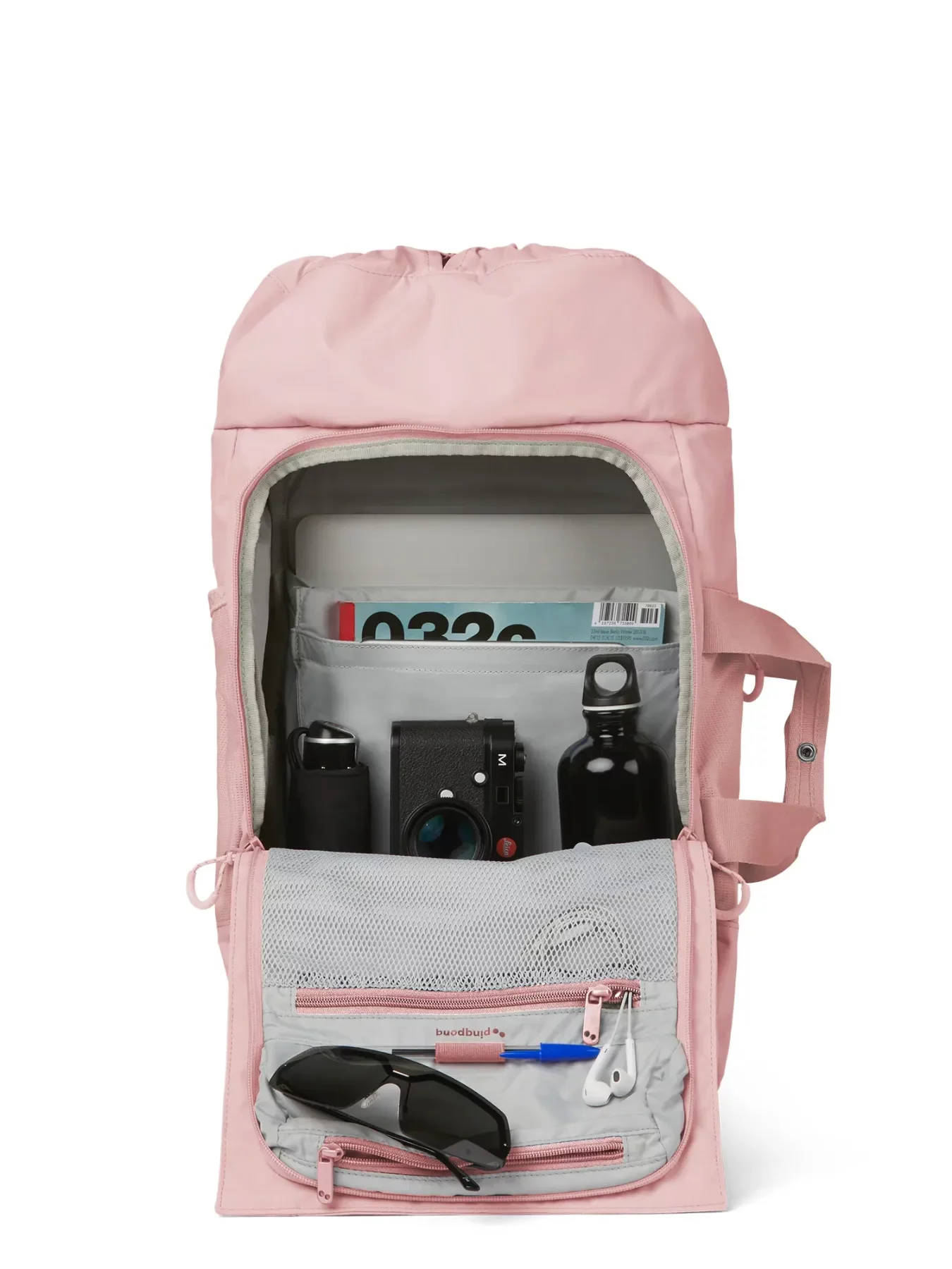 pinqponq Backpack BLOK medium - Ash Pink 8