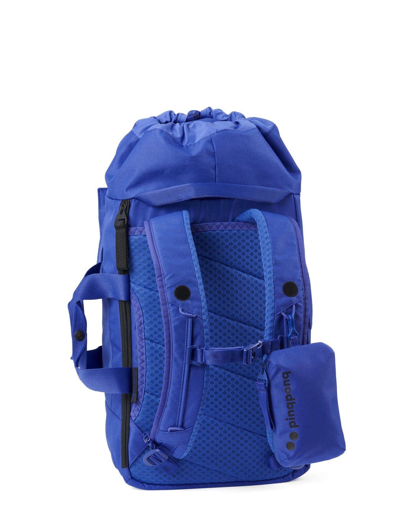 pinqponq Backpack BLOK medium Construct - Poppy Blue 5