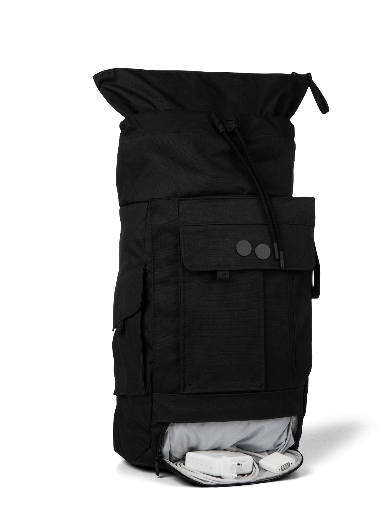pinqponq Backpack BLOK medium - Construct Black 7