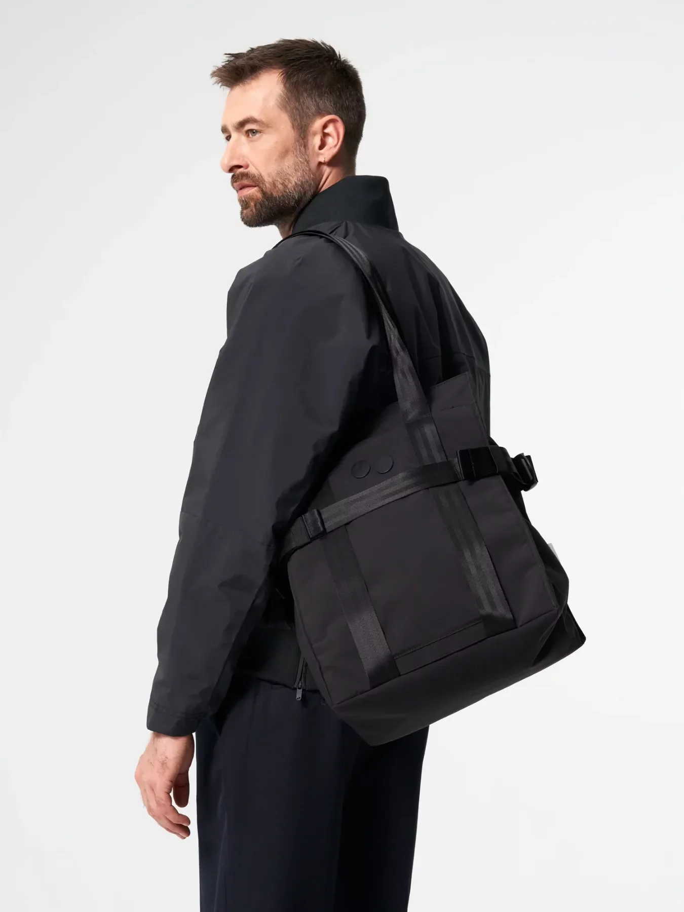 pinqponq Backpack PENDIK TB - Solid Black 5