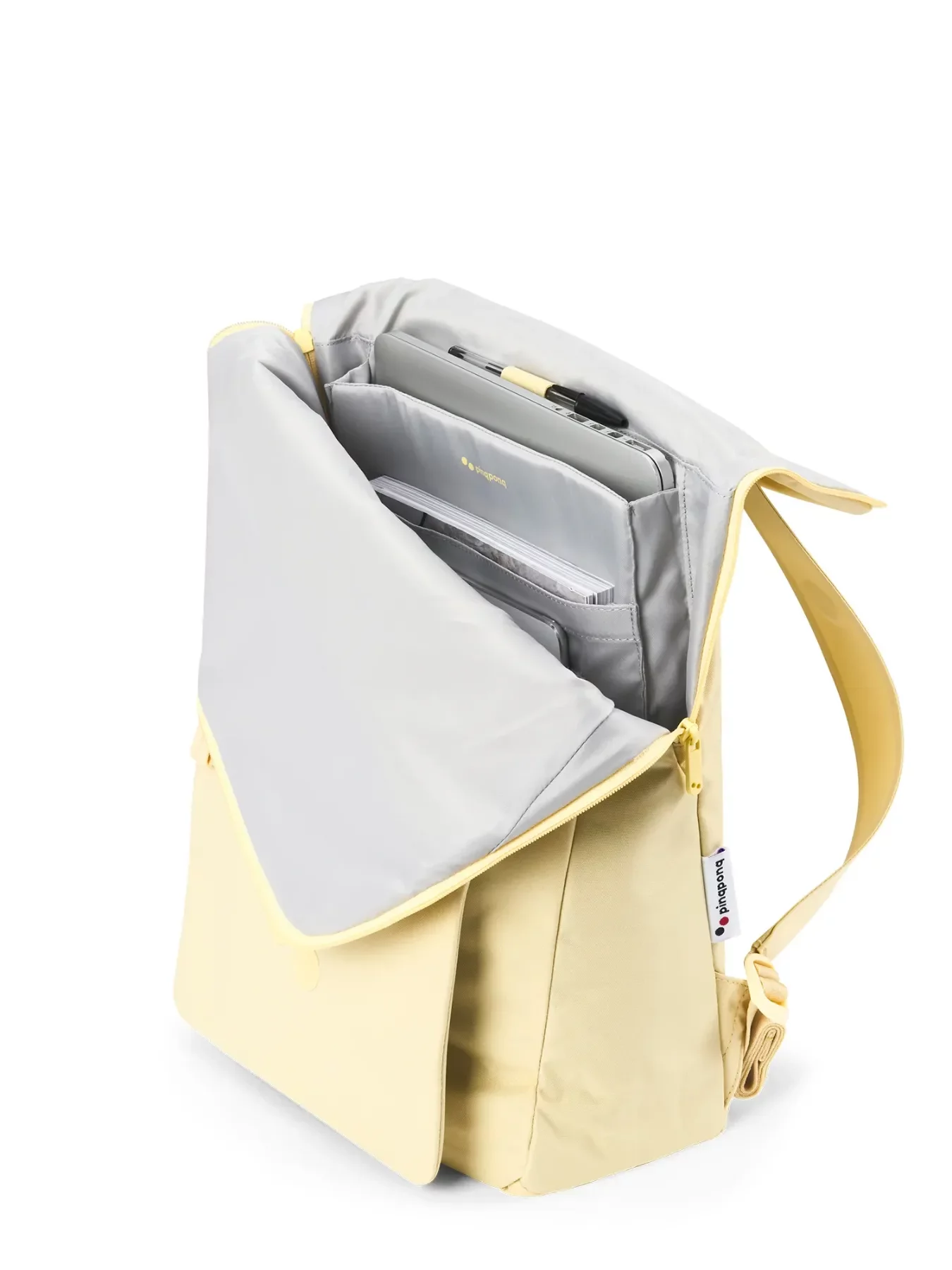 pinqponq Backpack KLAK - Buttercreme Yellow 6