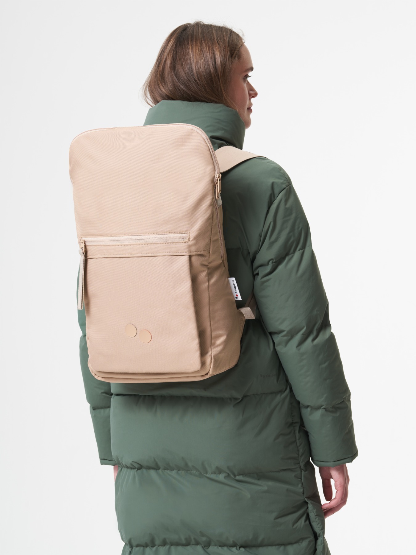 pinqponq Backpack KLAK - Caramel Khaki 12