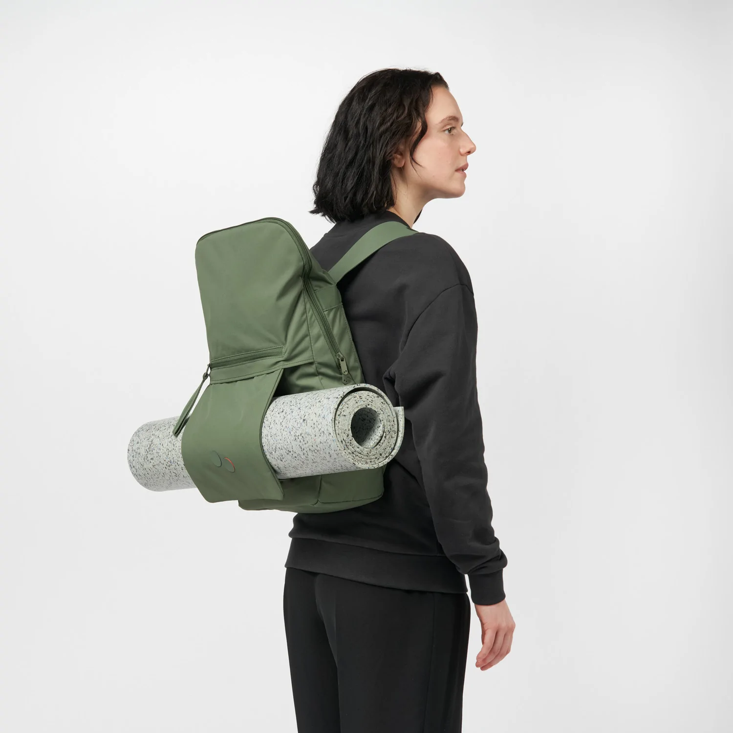 pinqponq Backpack KLAK - Forester Olive 12