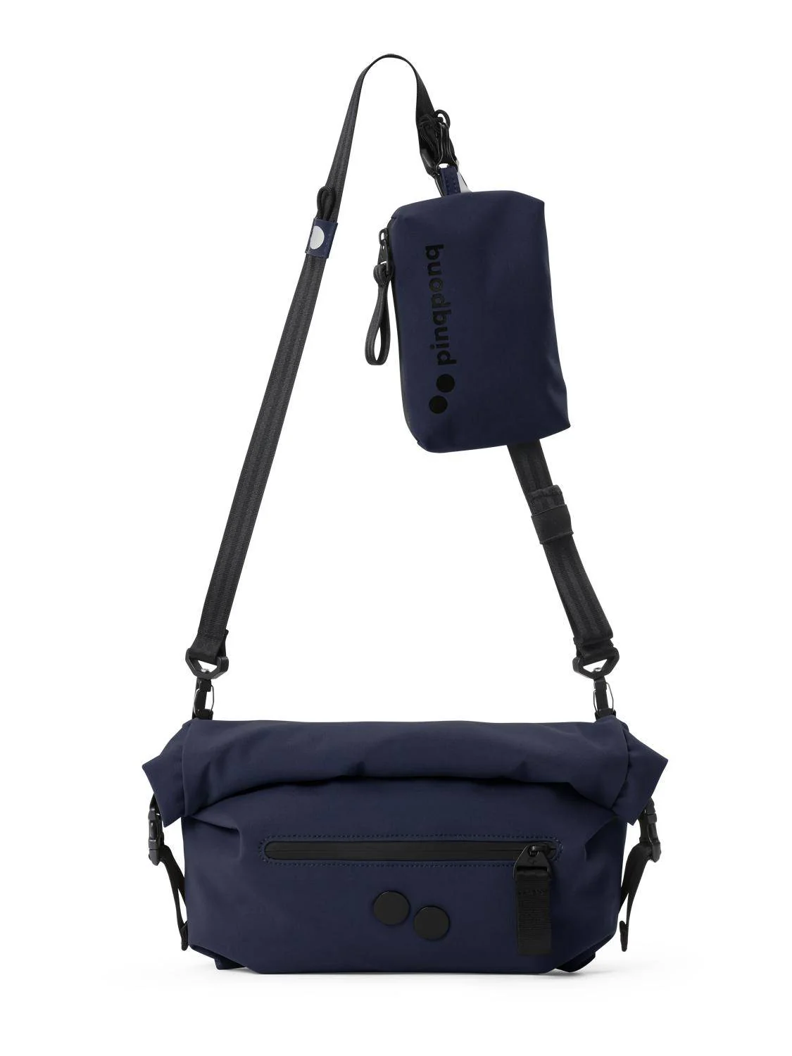 pinqponq Backpack AKSEL - Solid Navy