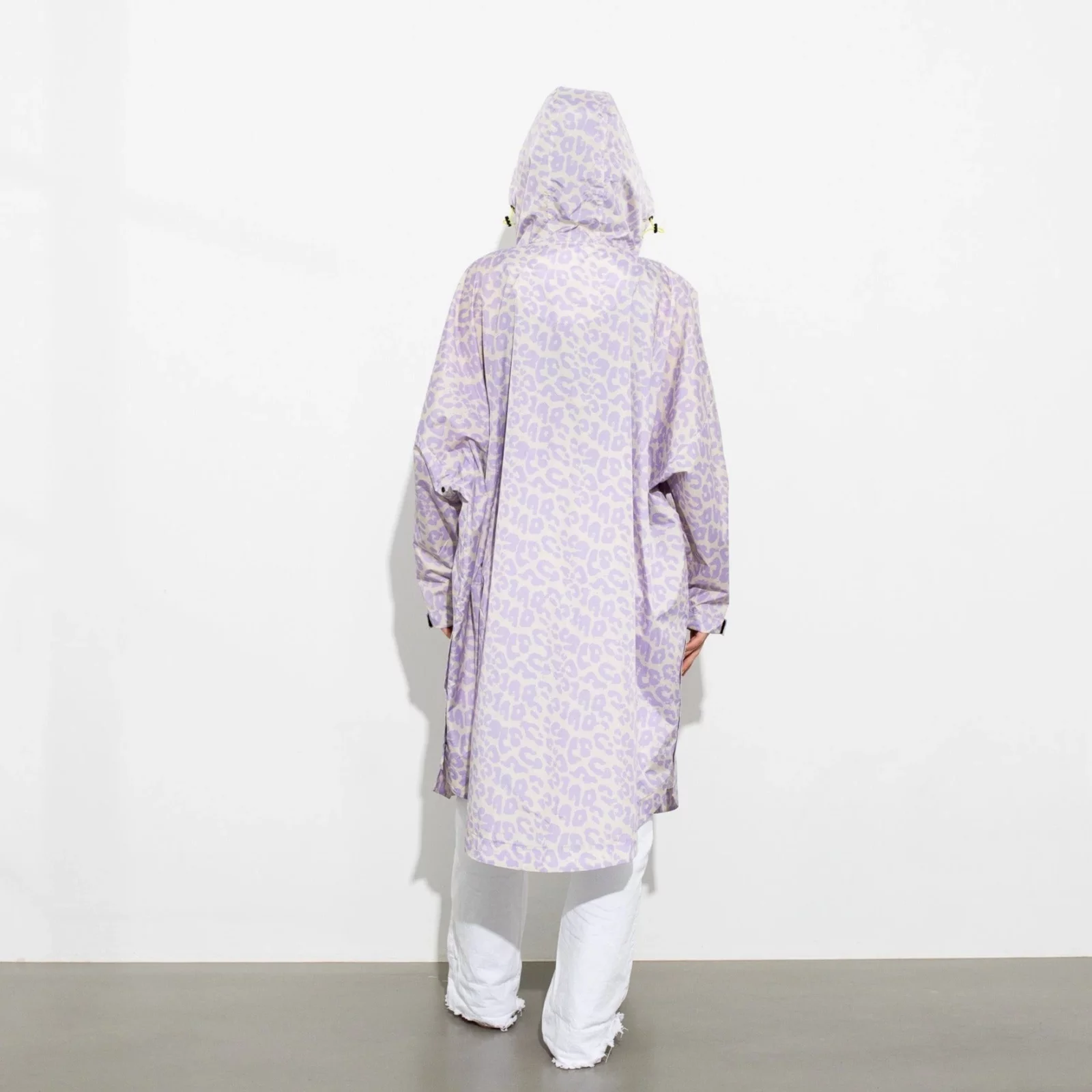 VIVI MARI - Raincoat leo splashes lavender/grey 9
