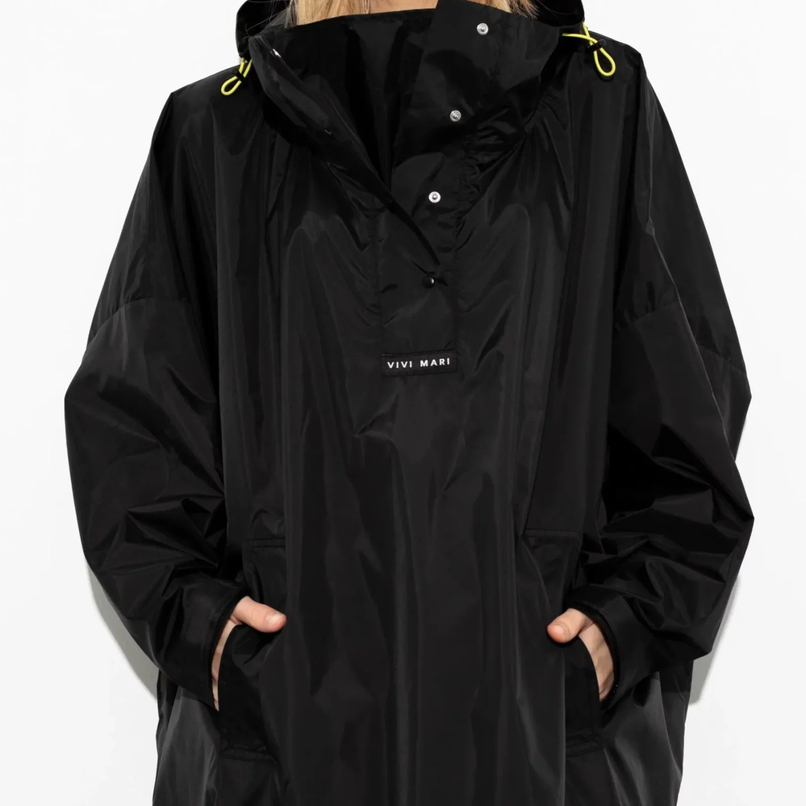 VIVI MARI - Raincoat solid black 6