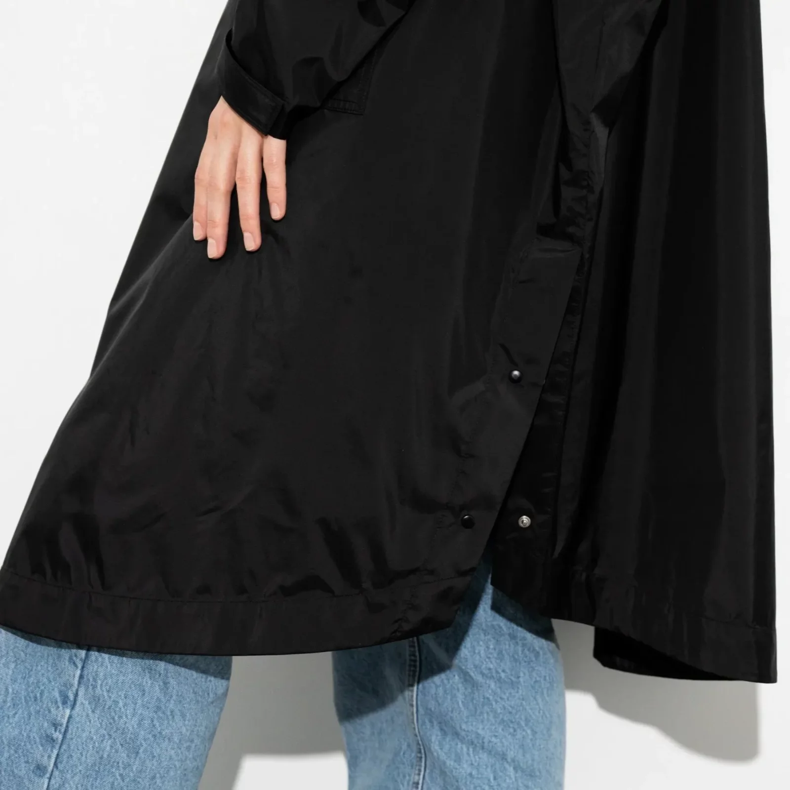 VIVI MARI - Raincoat solid black 5