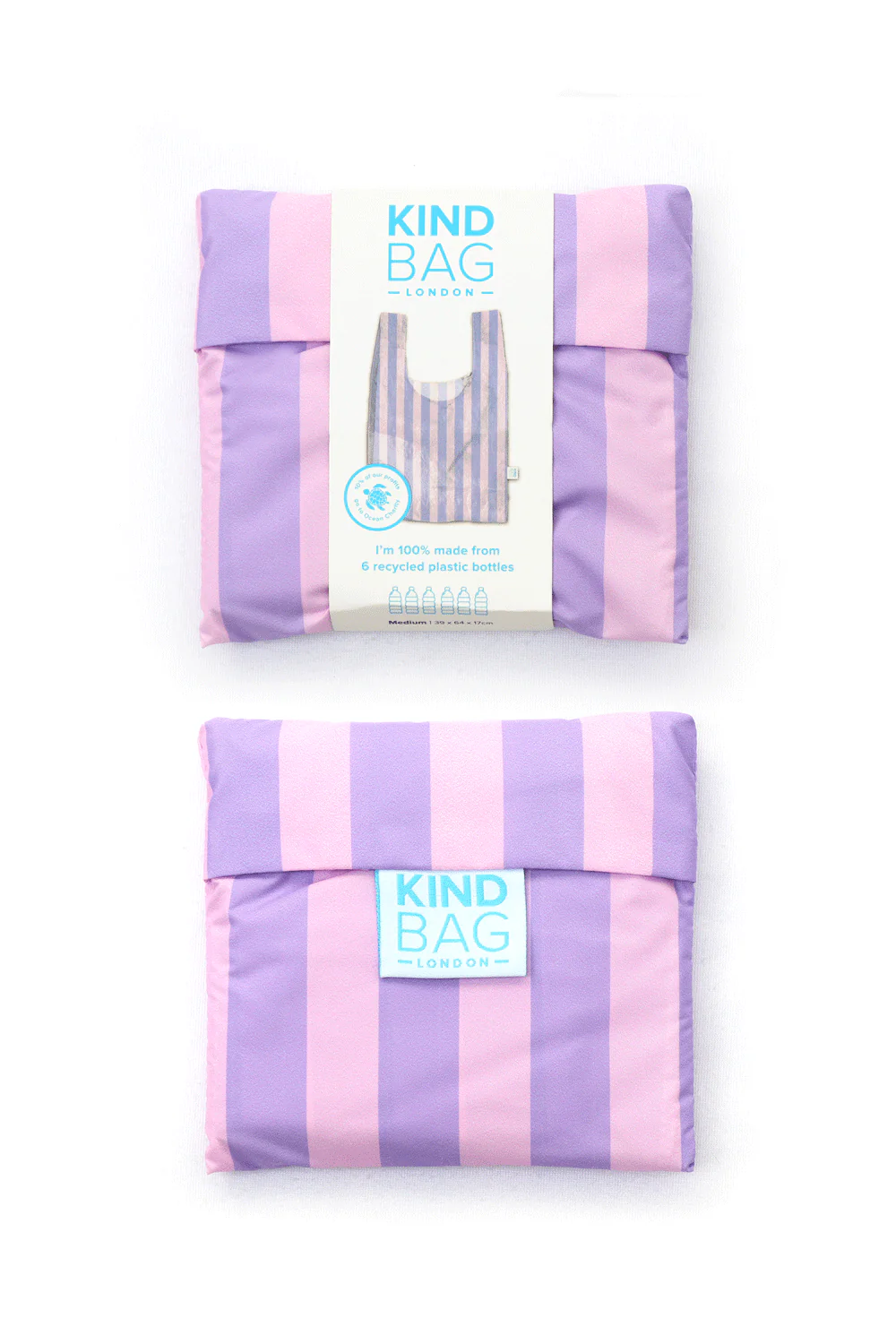 KIND BAG LONDON - Purple Stripes | Medium 5