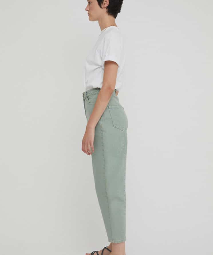 RITA ROW - Brita Slouchy Jeans Hight Waist Vintage Green 4