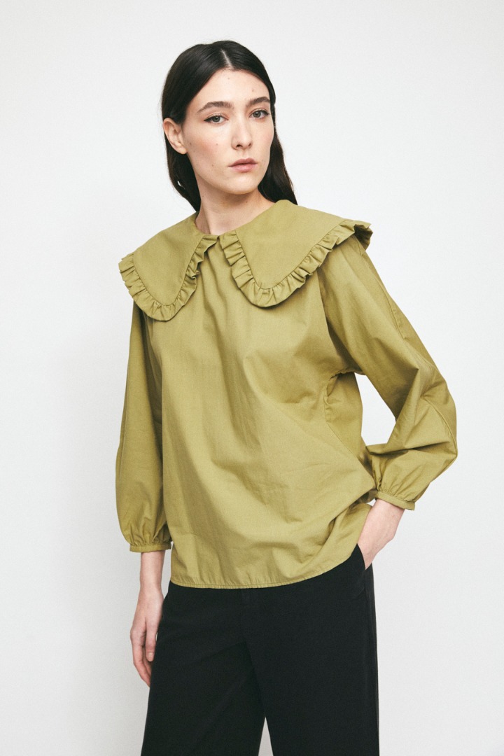 RITA ROW - Lila Shirt - Light Khaki 3