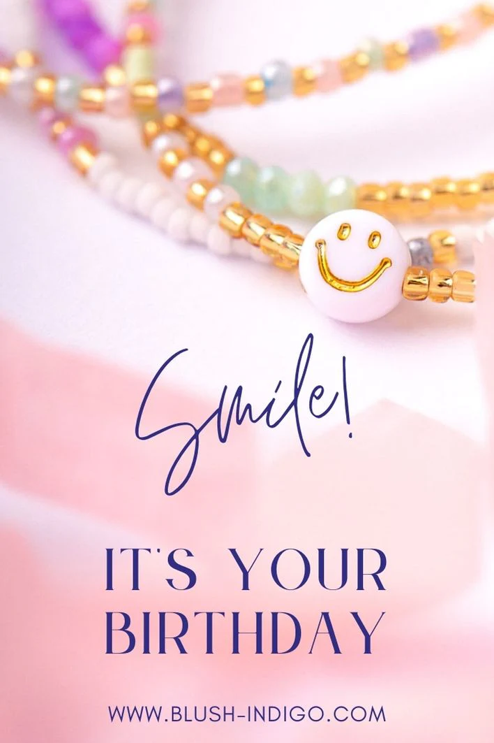 BLUSH INDIGO - Armband - Smile, its your Birthday 4 5