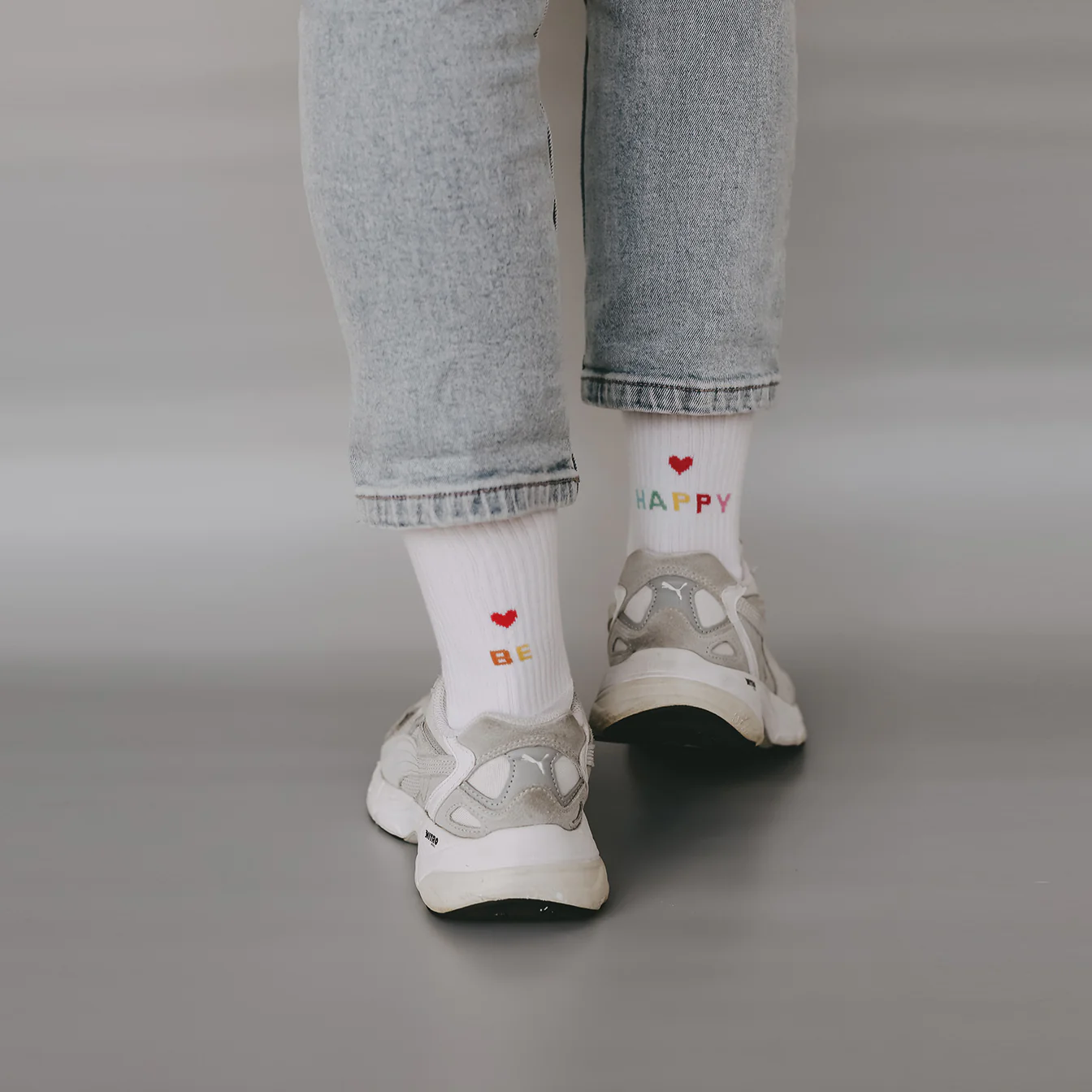 Eulenschnitt - Socken be happy
