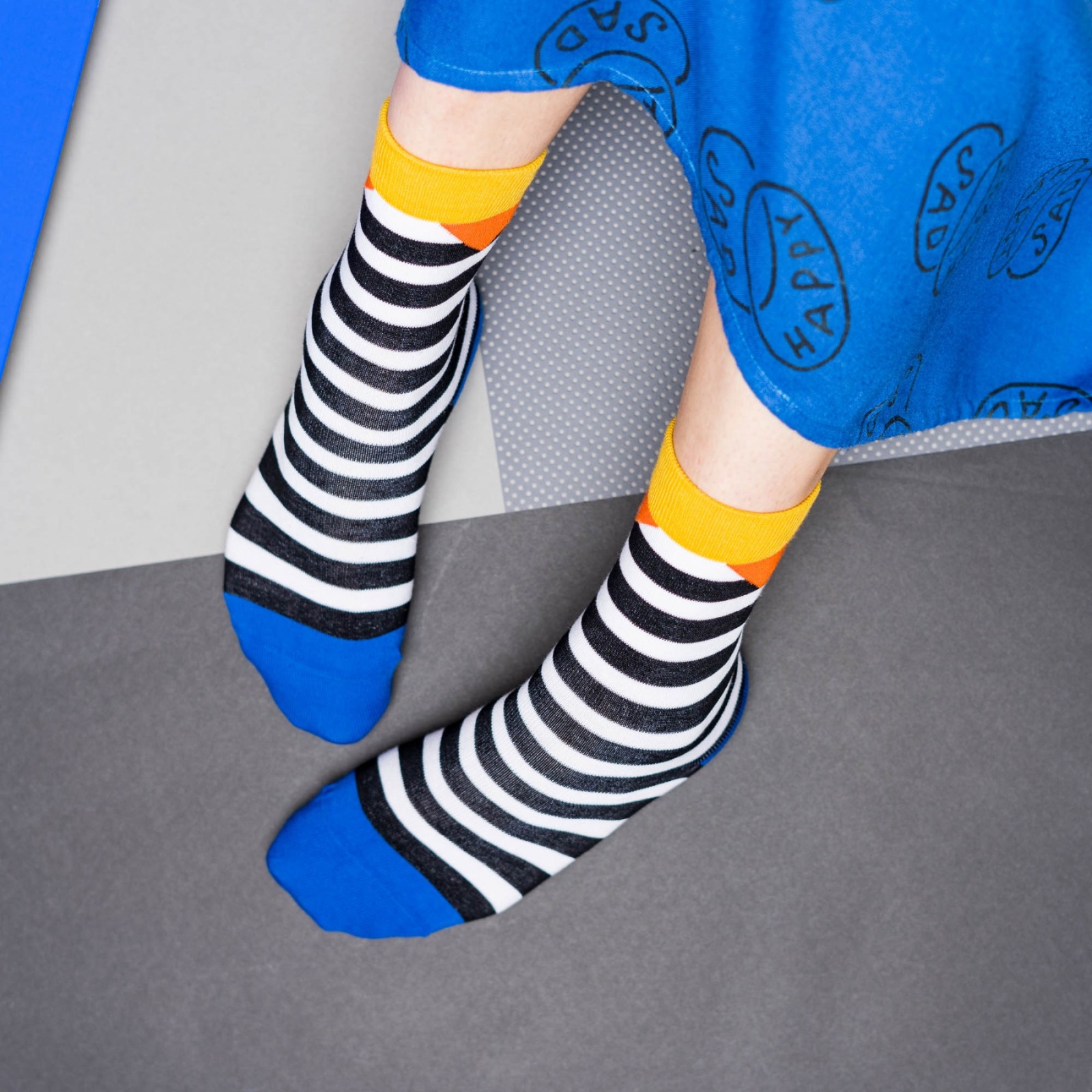 nicenicenice - nice socks block stripes red blue yellow 4