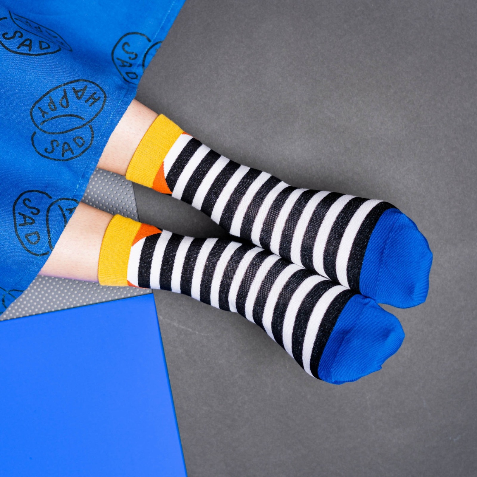 nicenicenice - nice socks block stripes red blue yellow 2