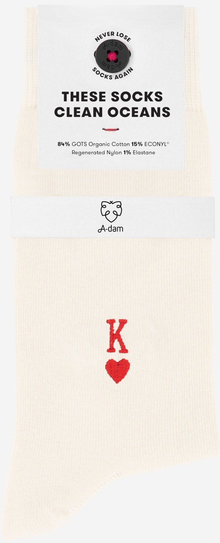 A-dam - Socken KENNY - White