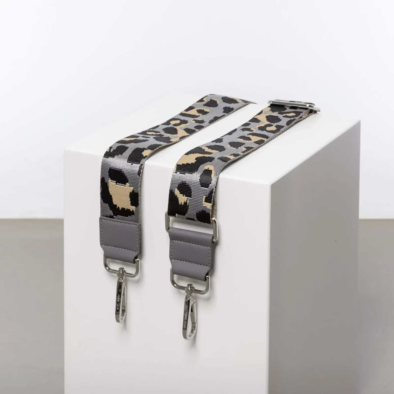 VIVI MARI - strap abstract leopard grey/black - taupe