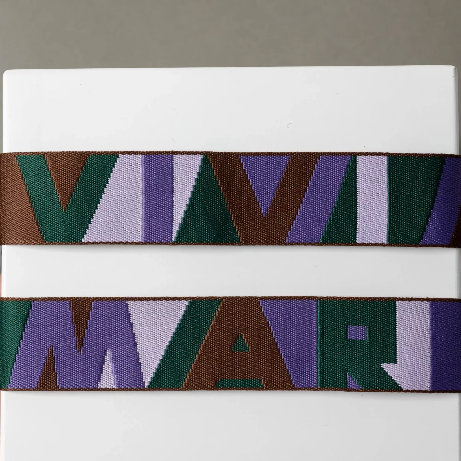 VIVI MARI - strap snippets green/lavender - tan 2