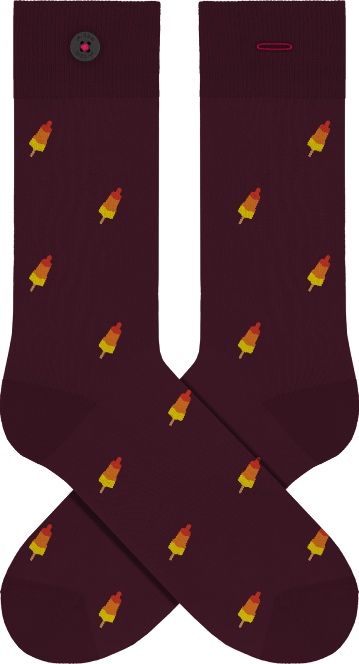 A-dam - Socken - Burgundy Rockets