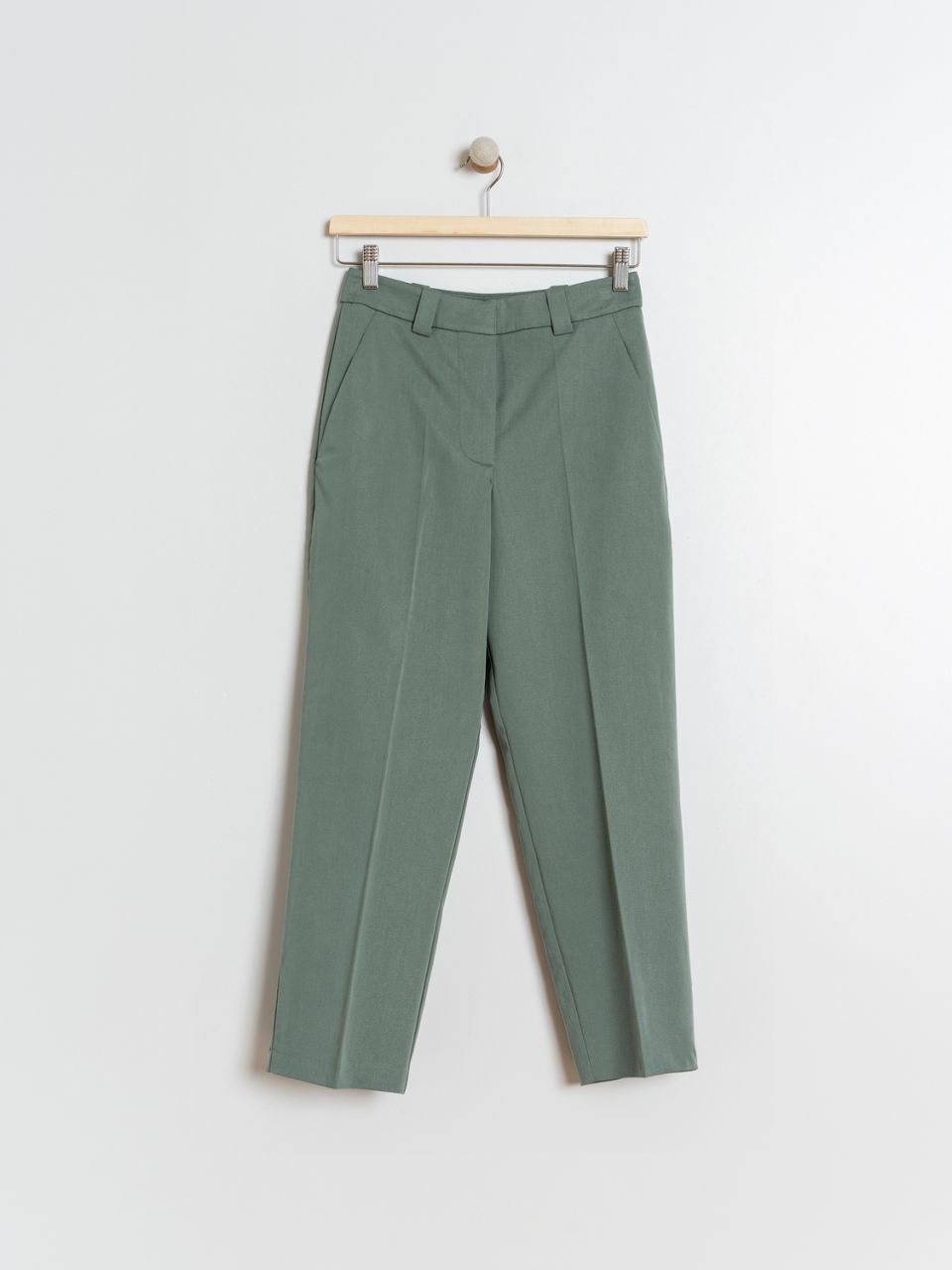 indi &amp; cold - CLASSIC LYOCELL TROUSERS - Verde 6