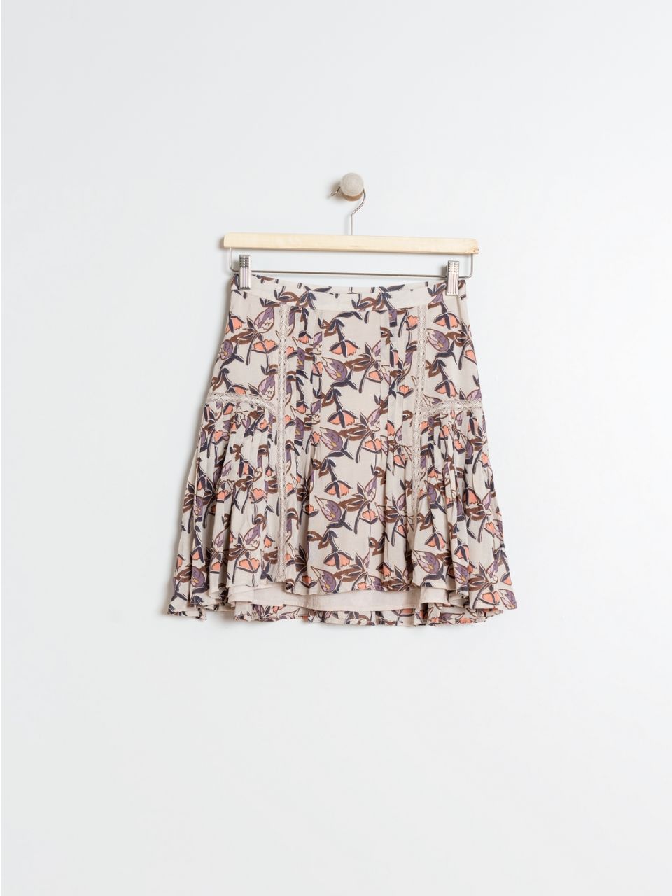 indi &amp; cold - FLORAL GEORGETTE SKIRT - Piedra 5