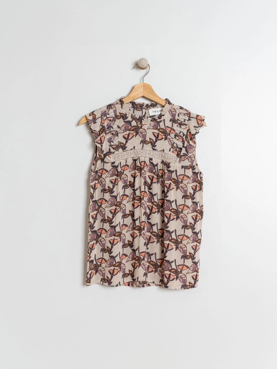 indi &amp; cold - FLORAL GEORGETTE BLOUSE - Piedra 5