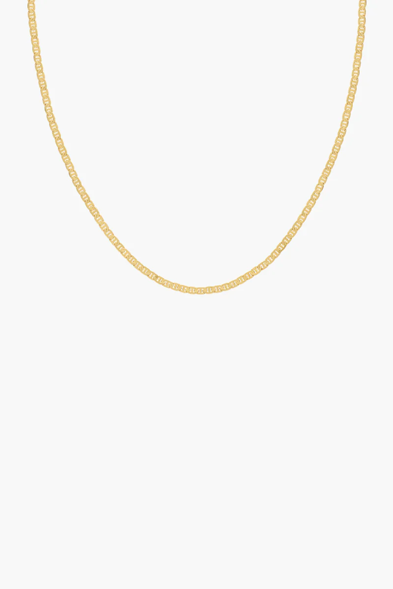 wildthings collectables - Flat chain necklace gold plated 3