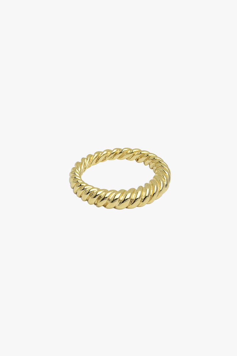 wildthings collectables - Twisted pinky ring gold plated