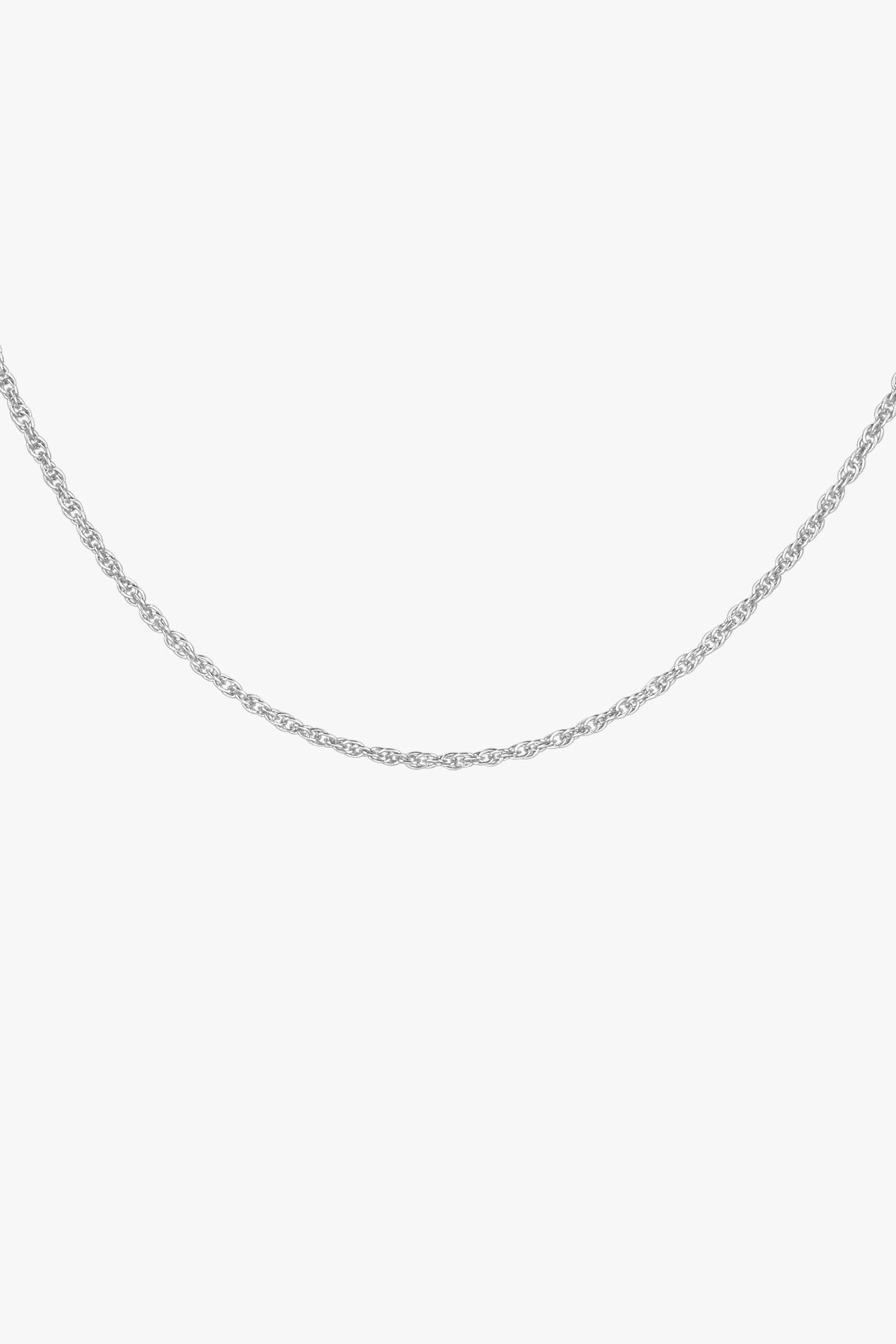 wildthings collectables - Rope chain necklace silver 45cm 4
