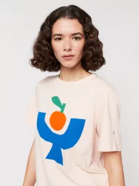 Bobo Choses - TOMATO PLATE T-SHIRT - Peach