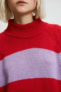 RITA ROW - Waite Sweater - Red/Lilac 3
