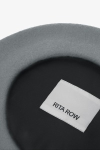 RITA ROW - Wool Beret - Blue 2