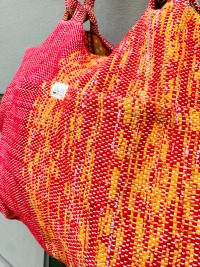 Solid - Tasche aus Sari - Red flame 2