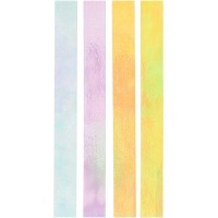 RICO Design - Paper Poetry Tape Set irisierend pastell 15mm 5m 4 Stück 3