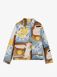 Bobo Choses - Abstract Team Time printed quilted jacket 5