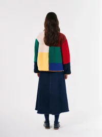 Bobo Choses - Color Block sheepskin jacket 5