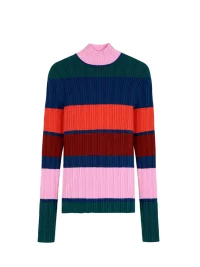 Bobo Choses - Multi stripes knitted turtle neck 5