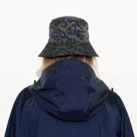 VIVI MARI - Bucket Hat leo splashes navy/olive 2