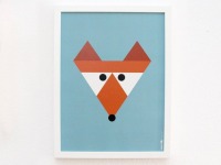 Poster Fuchs, 30x40 cm