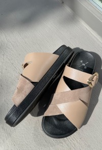 KMB Shoes - Sandale - Taupe/Crosta Taupe/Oro Brillo 4
