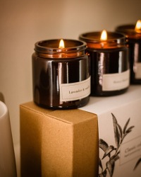 LIMA - Classic collection candles box - 1 Duftkerzen à 120 ml lavender &amp; vanilla 4