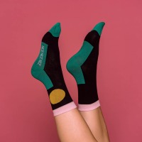 nicenicenice - nice socks minimal green yellow 3