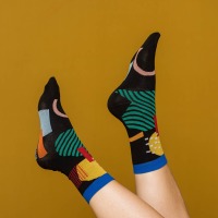 nicenicenice - nice socks graphic black 3